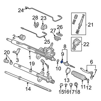 Acura OE - Steering Tie Rod Washer