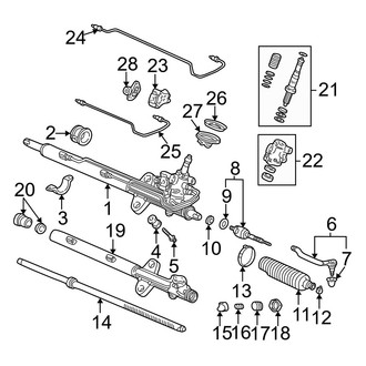 Acura OE - Steering Gear & Linkage