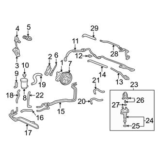 Acura OE - Steering Gear & Linkage - Pump & Hoses
