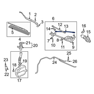 Acura OE - Front Left Wiper Linkage