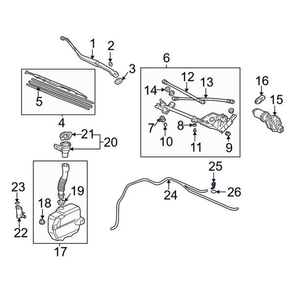 Windshield Washer Nozzle