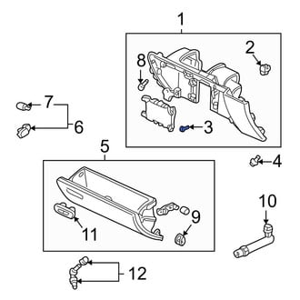 Acura OE - Glove Box Screw