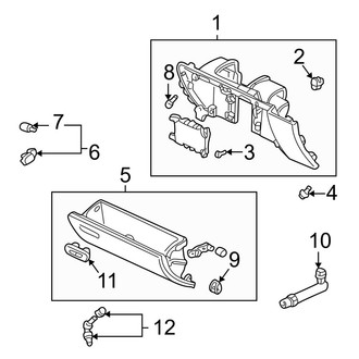 Acura OE - Instrument Panel - Glove Box