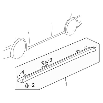Acura OE - Pillars, Rocker & Floor - Exterior Trim