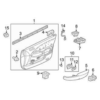 Acura OE - Front Door - Interior Trim (Type-S)