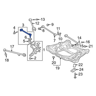 Acura OE - Rear Lower Rearward Suspension Control Arm