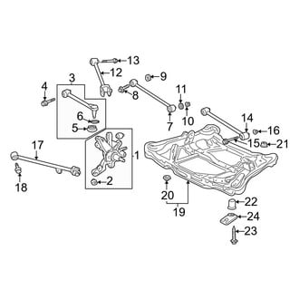 Acura OE - Rear Suspension - Suspension Components