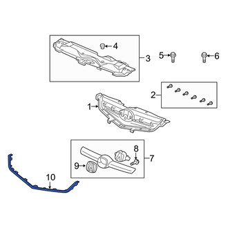 Acura OE - Front Lower Center Grille Molding