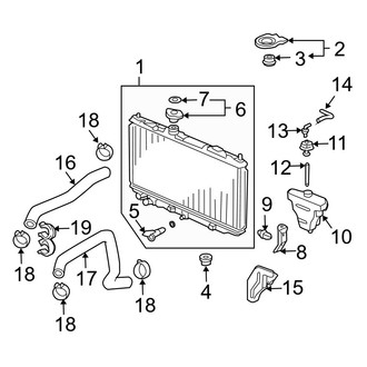 Acura OE - Cooling - Radiator & Components
