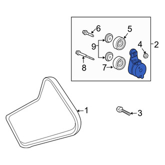 Acura OE - Accessory Drive Belt Tensioner Assembly