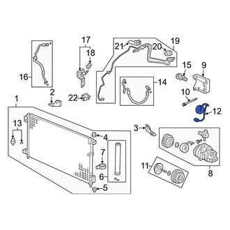 Acura OE - A/C Compressor Clutch Coil