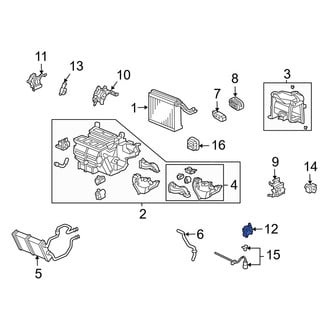 Acura OE - Right HVAC Blend Door Actuator
