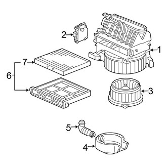 Acura OE - Air Conditioner & Heater - Blower Motor & Fan