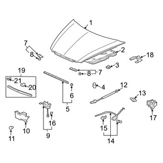Acura OE - Hood & Components
