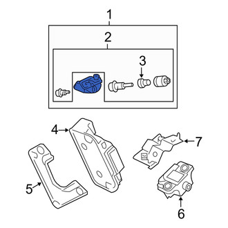 Acura OE - Tire Pressure Monitoring System (TPMS) Sensor