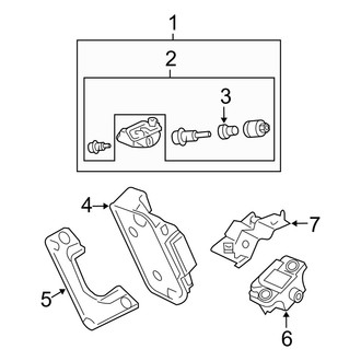 Acura OE - Electrical - Tire Pressure Monitor Components