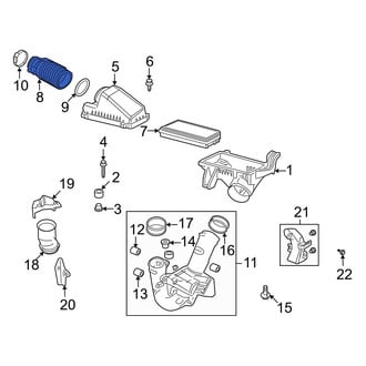 Acura OE - Rear Engine Air Intake Hose