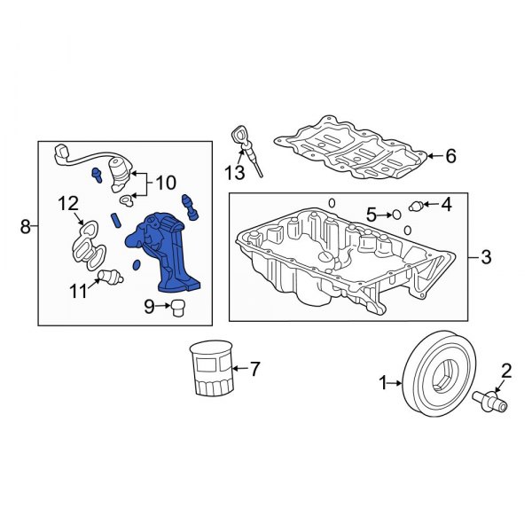 Engine Oil Filter Housing