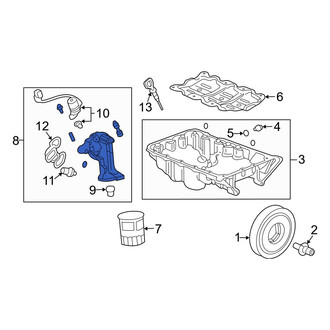 Acura OE - Engine Oil Filter Housing