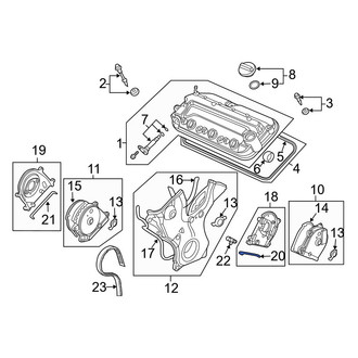 Acura OE - Engine Timing Cover Gasket