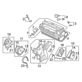 Acura OE - Engine / Transaxle - Valve & Timing Covers