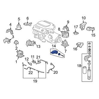 Acura OE - Rear Manual Transmission Mount