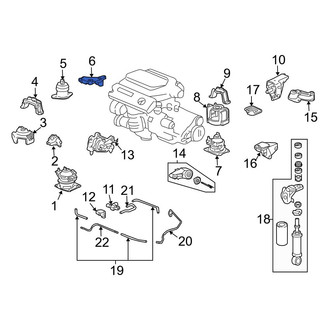 Acura OE - Center Engine Mount Bracket