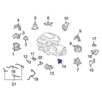 Acura OE - Rear Automatic Transmission Mount