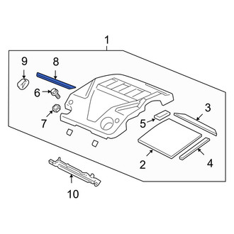 Acura OE - Engine Cover Emblem