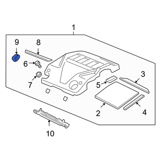 Acura OE - Engine Cover Emblem