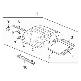 Acura OE - Engine / Transaxle - Engine Appearance Cover