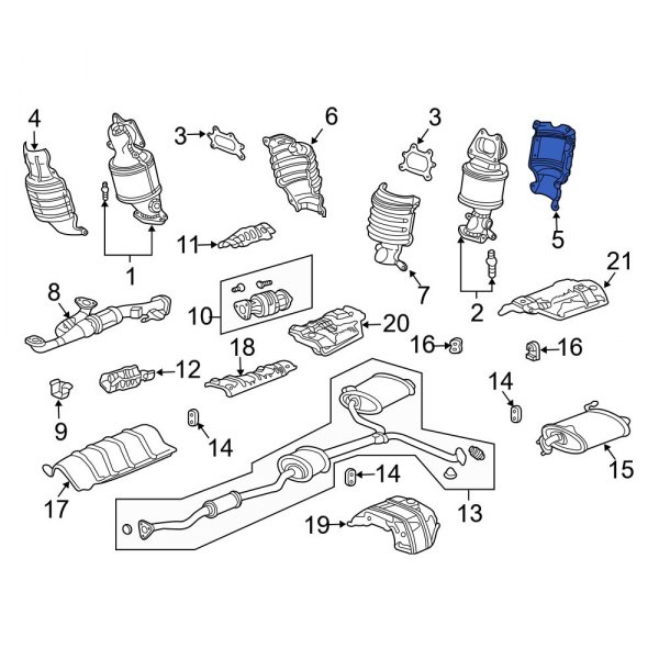 Exhaust Manifold Heat Shield