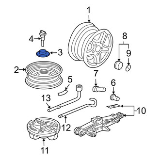 Acura OE - Spare Tire Washer