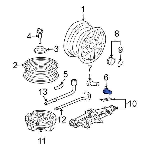 Wheel Lug Nut