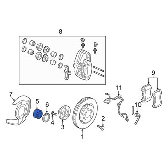 Acura OE - Front Wheel Bearing