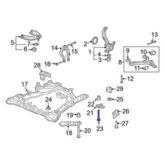 Acura OE - Rear Suspension Crossmember Bolt