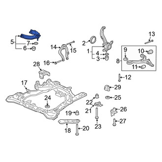 Acura OE - Front Left Upper Suspension Control Arm