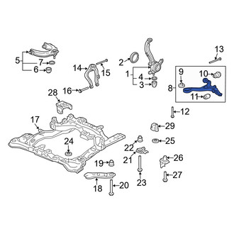 Acura OE - Front Left Lower Suspension Control Arm
