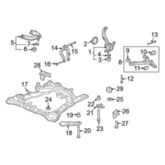 Acura OE - Front Suspension - Suspension Components (Automatic Tr)