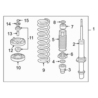 Acura OE - Front Suspension - Struts & Components