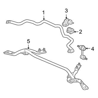 Acura OE - Front Suspension - Stabilizer Bar & Components
