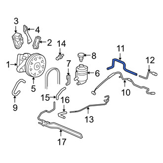 Acura OE - Power Steering Return Hose