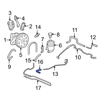 Acura OE - Power Steering Return Hose