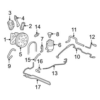 Acura OE - Steering Gear & Linkage - Pump & Hoses