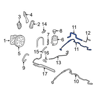 Acura OE - Power Steering Return Hose
