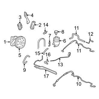 Acura OE - Steering Gear & Linkage - Pump & Hoses
