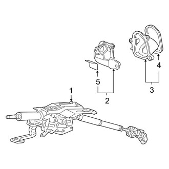 Acura OE - Steering Column Assembly