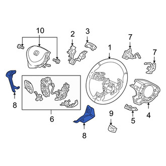 Acura OE - Lower Steering Wheel Trim