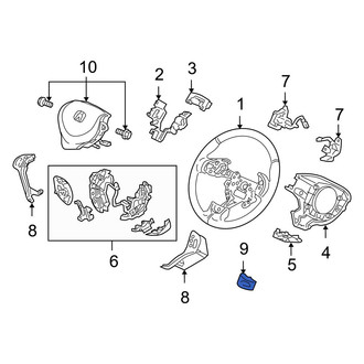 Acura OE - Lower Steering Wheel Trim