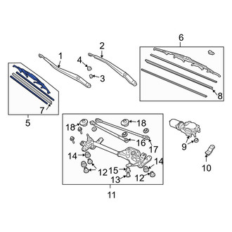 Acura OE - Left Wiper Blade